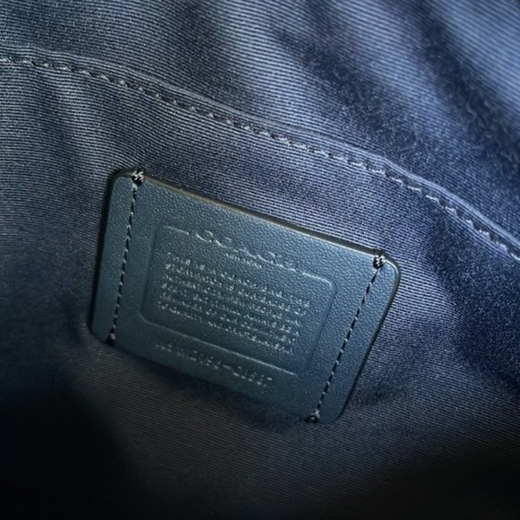 Coach Rowan File Bag With Garden Plaid Print - Picture 7 of 16